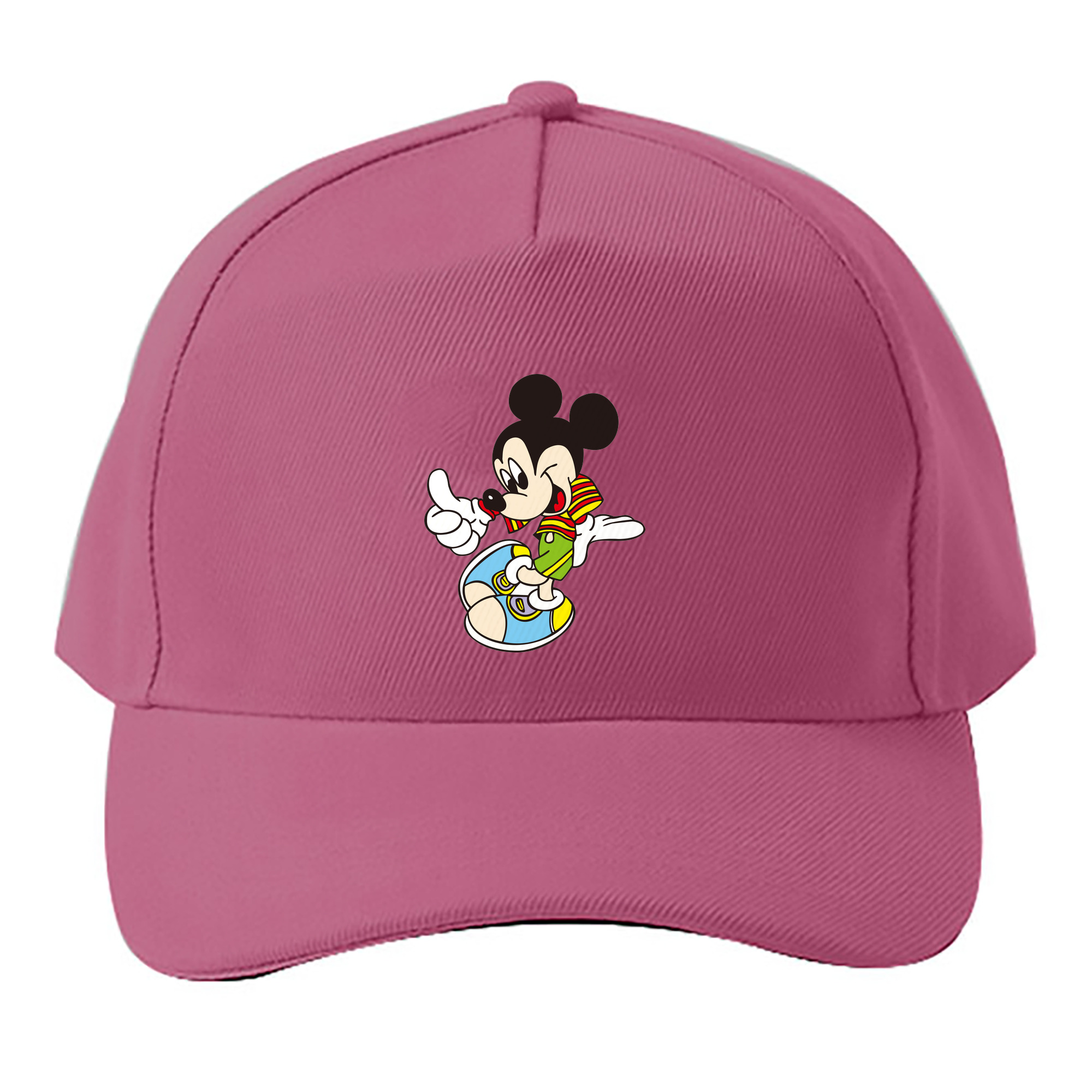 （画像用） ミッキーマウス Mickey Mouse ベースボールキャップ 綿100％ 男女兼用 帽子 スポーツ